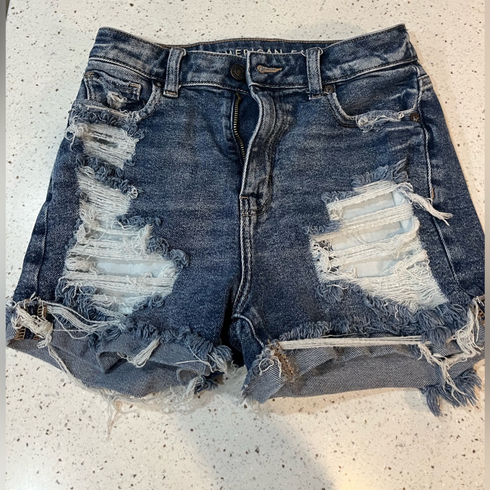 American Eagle mom short size 0